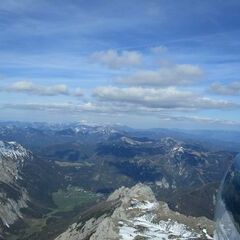 Flugwegposition um 14:30:41: Aufgenommen in der Nähe von Gemeinde Thörl, Österreich in 2339 Meter